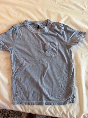 johnnie-O Kids Short Sleeve Pocket Tee - Sky Blue